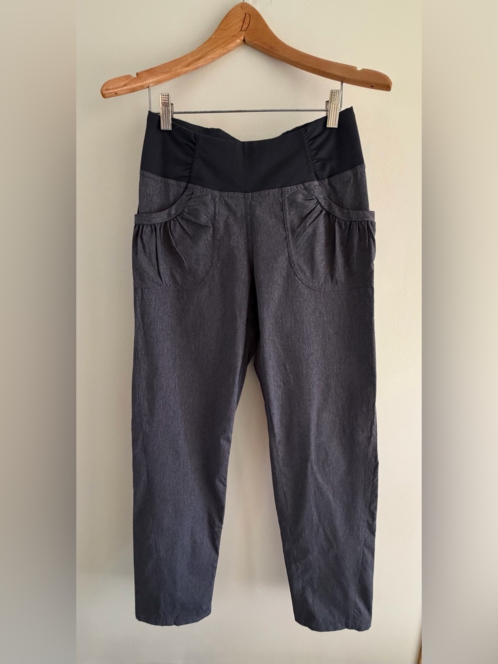 Prana Summit Pants Small Charcoal Heather Performance Hiking Pants